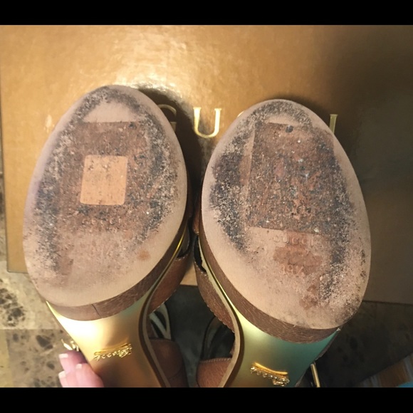 GUCCI Iman Platform Heels * Retail $1275 * 39.5 = US 8.5-9 - Picture 12 of 16